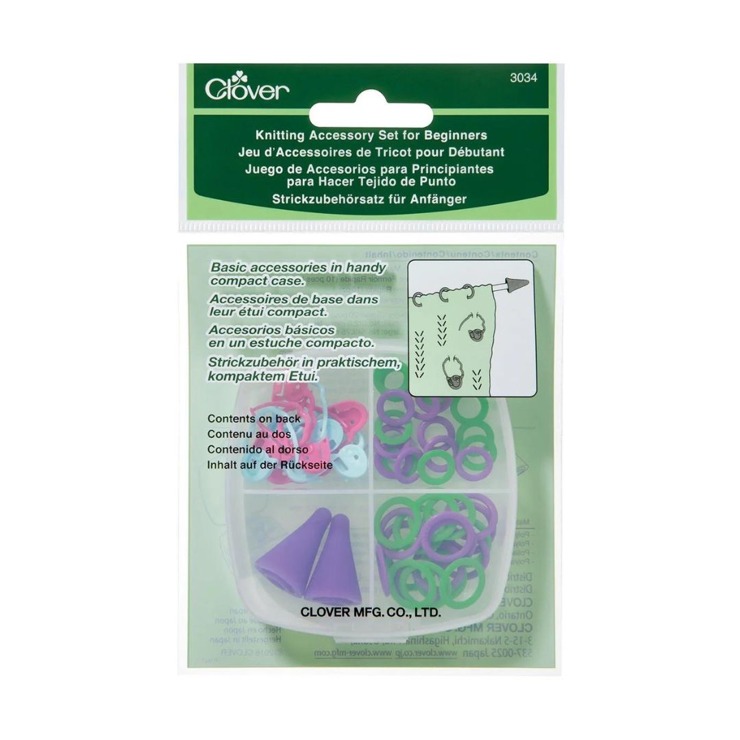 Clover Knitting Accessory Set for Beginners