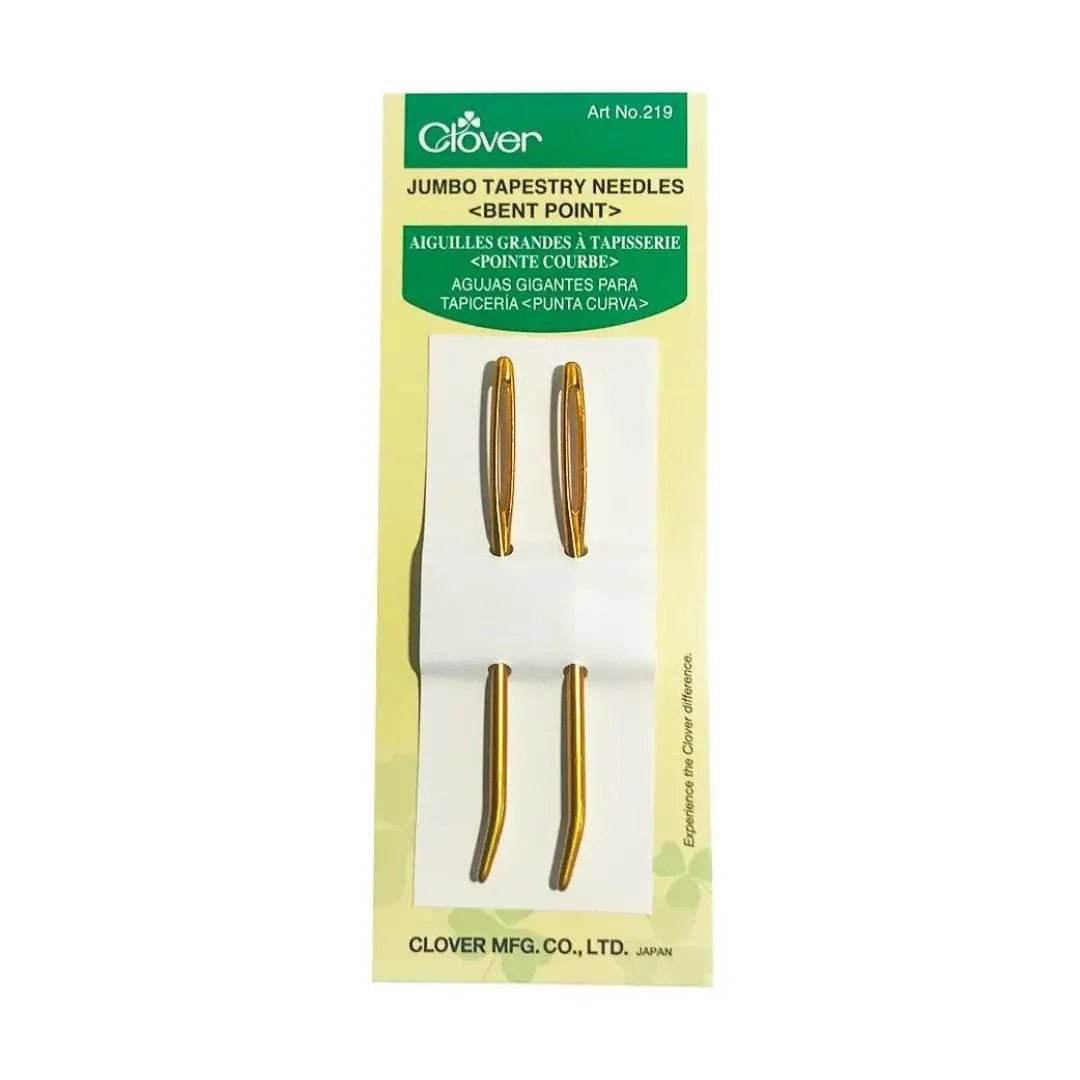 Clover Jumbo Tapestry Needles, Bent Tip (Pack of 2)
