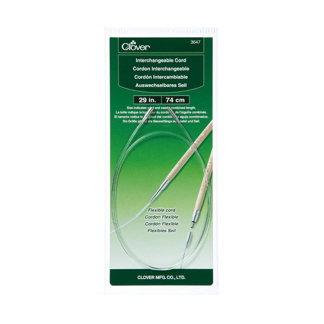 Clover Cord for Interchangeable Circular Knitting Needles (74cm)