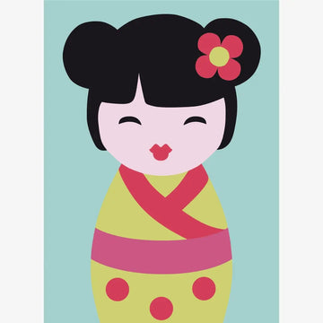 DMC Tapestry Kit - Kids Craft (Kokeshi)
