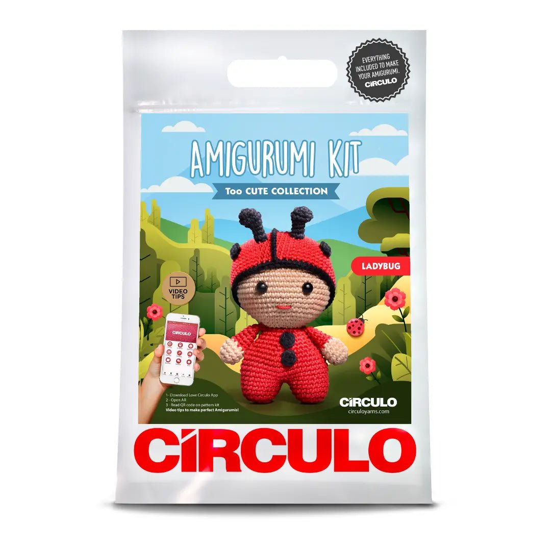 Circulo Amigurumi Kit - Too Cute Collection (Ladybug)