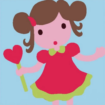 DMC Tapestry Kit - Kids Craft (Girl Lolita)