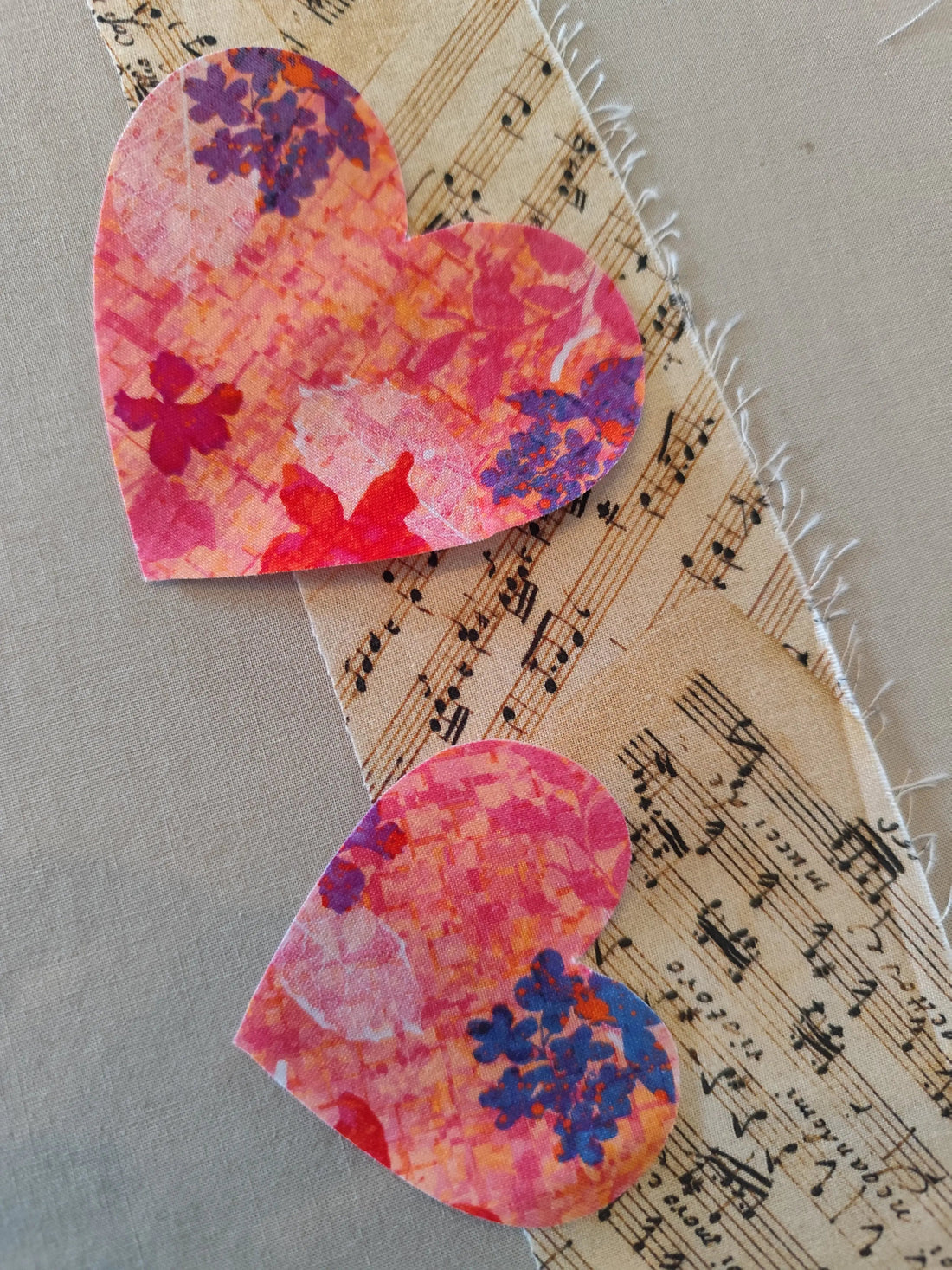 Make a Valentine's Greeting Card with us, using our Bernina sewing machines, card & fabric