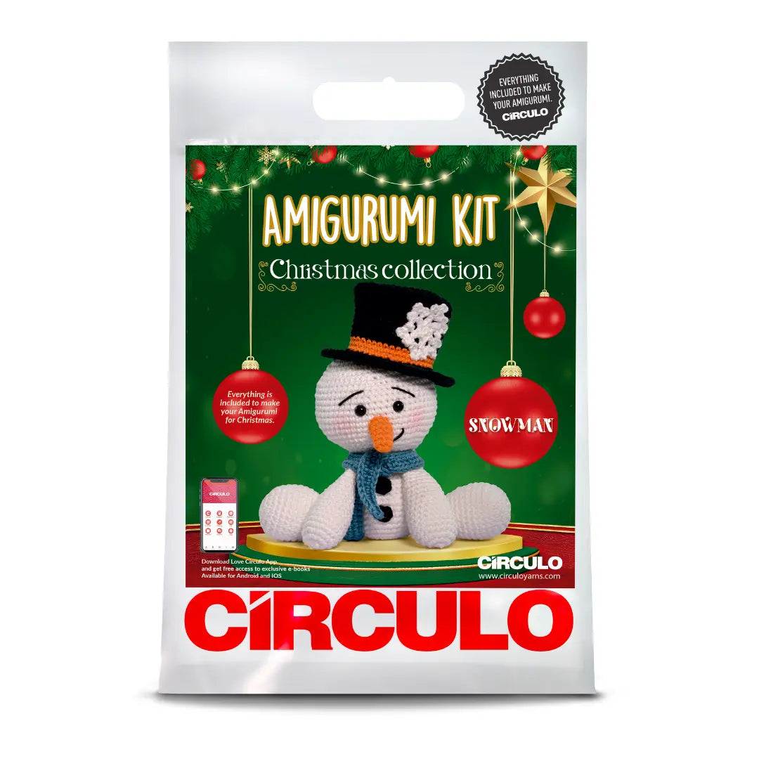 Circulo Amigurumi Kit - Christmas Collection (Snowman)