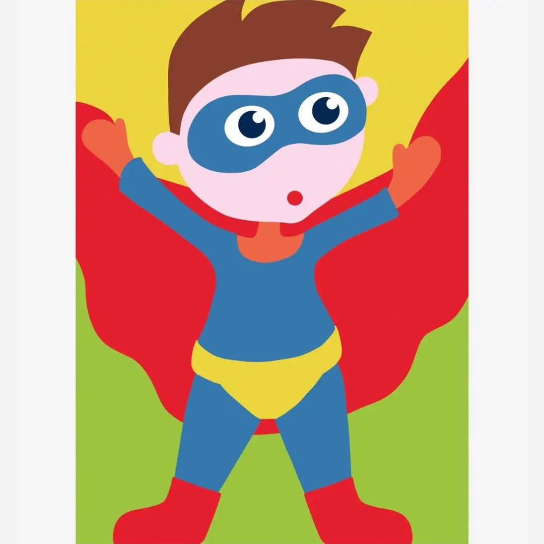 DMC Tapestry Kit - Kids Craft (Superhero)