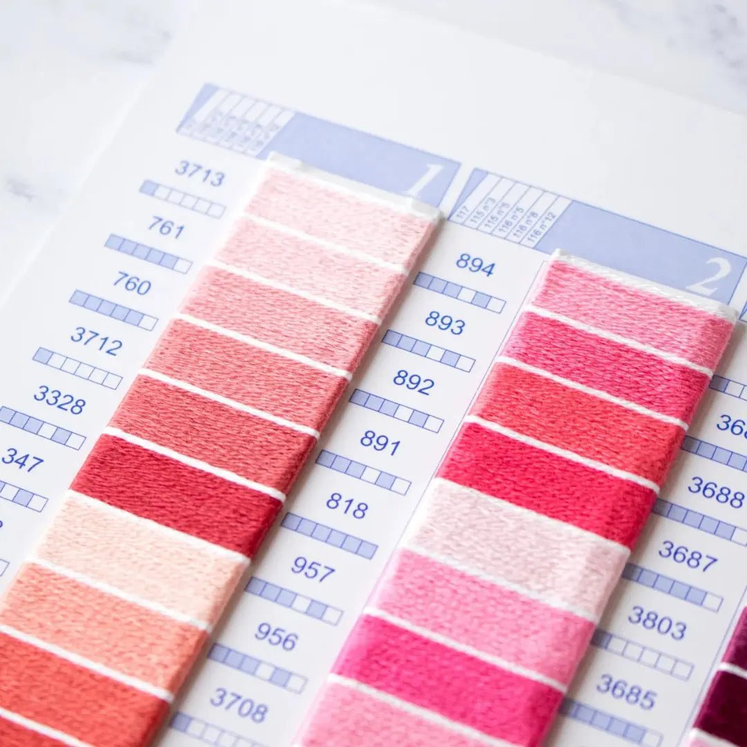 DMC Embroidery Thread Color Card