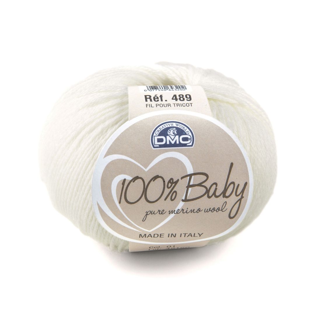 DMC 100% Baby Wool Yarn (001)