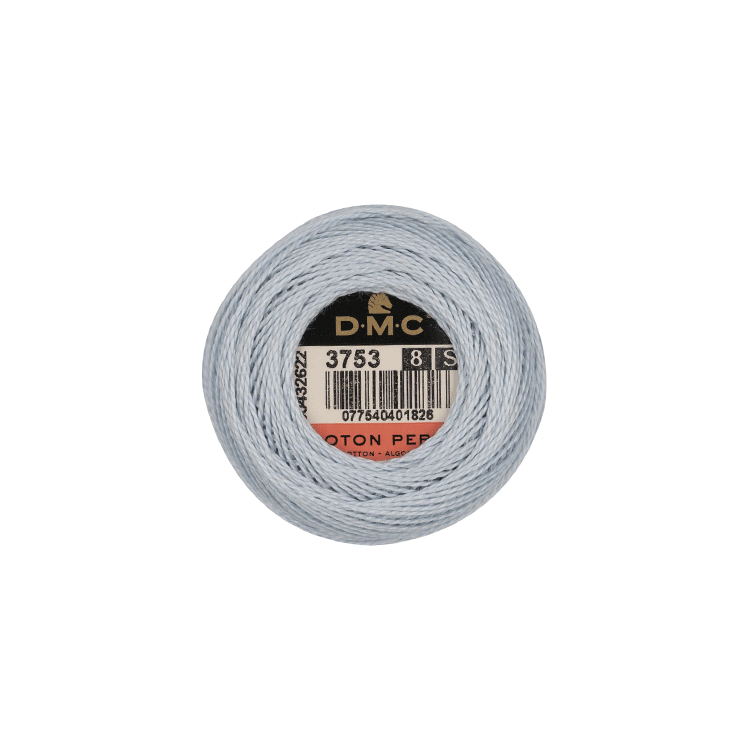 DMC Coton Perlé 8 Embroidery Thread (The Blue Shades) (3753)