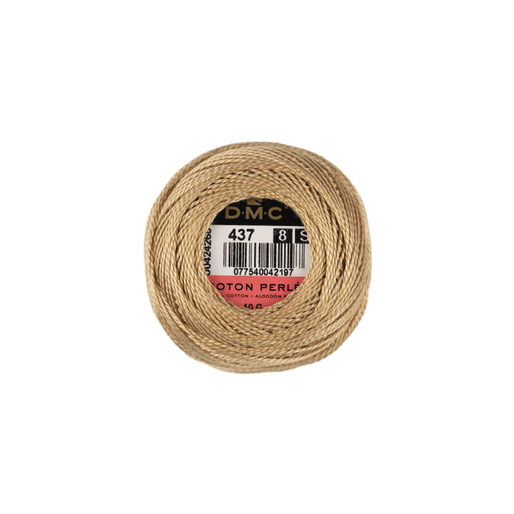 DMC Coton Perlé 8 Embroidery Thread (The Brown Shades) (437)