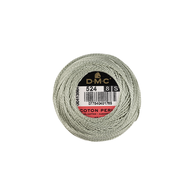 DMC Coton Perlé 8 Embroidery Thread (The Green Shades) (524)