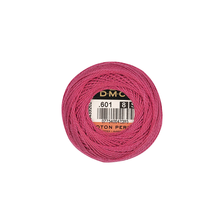 DMC Coton Perlé 8 Embroidery Thread (The Pink Shades) (601)