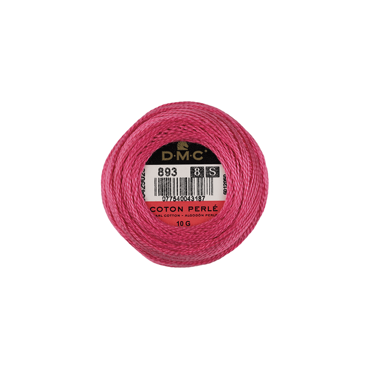 DMC Coton Perlé 8 Embroidery Thread (The Pink Shades) (893)