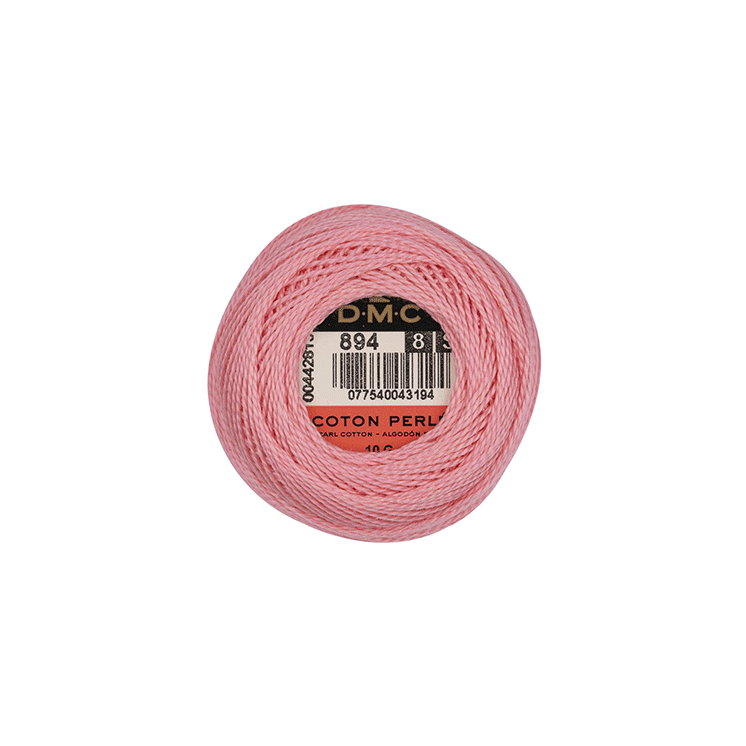 DMC Coton Perlé 8 Embroidery Thread (The Pink Shades) (894)