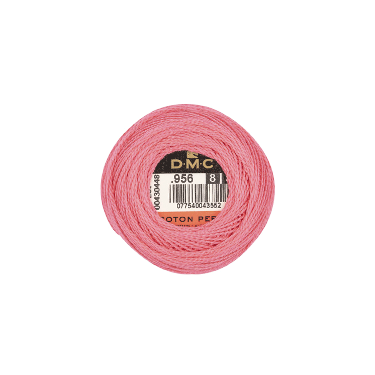 DMC Coton Perlé 8 Embroidery Thread (The Pink Shades) (956)
