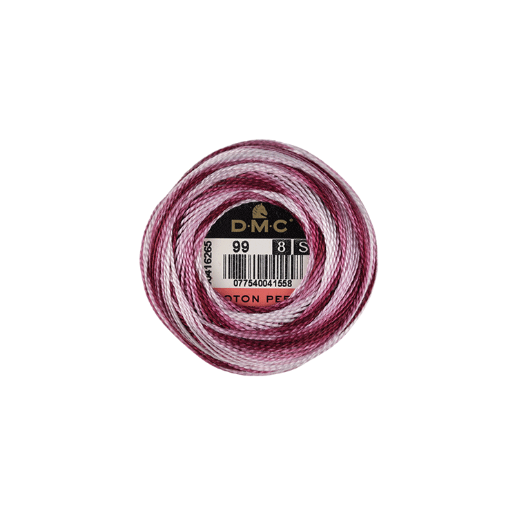 DMC Coton Perlé 8 Embroidery Thread (The Multicoloured Shades) (99)