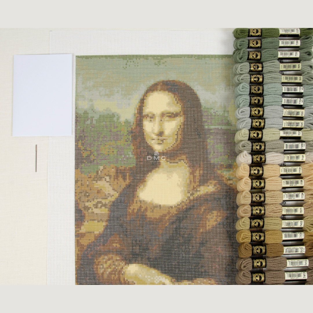 DMC Tapestry Kit - The Louvre Collection (Mona Lisa)