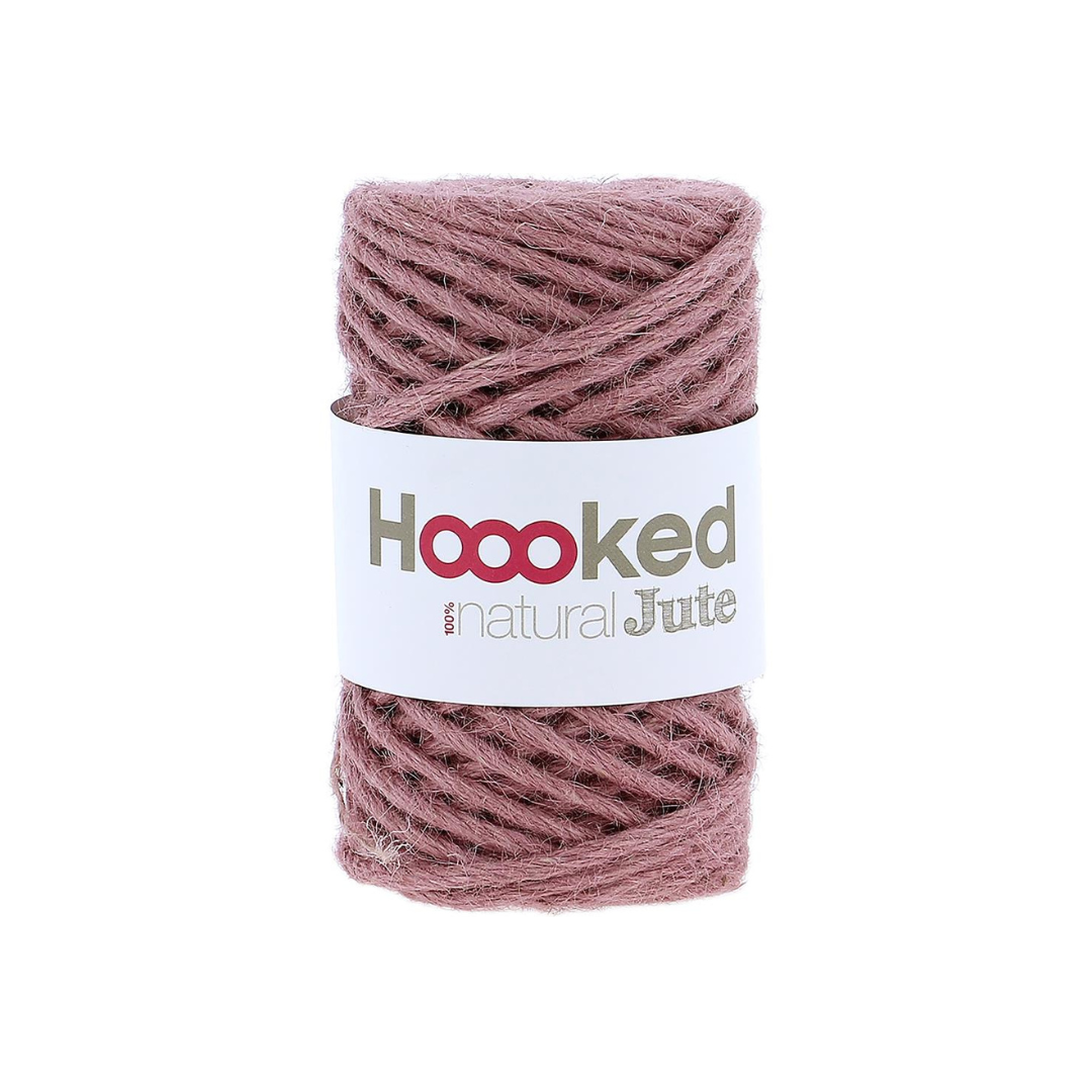 Hoooked 100% Natural Jute Yarn (Tea Rose)
